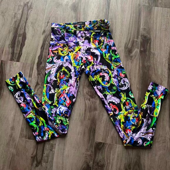 versace Pants - Versace Multicolour Leggings